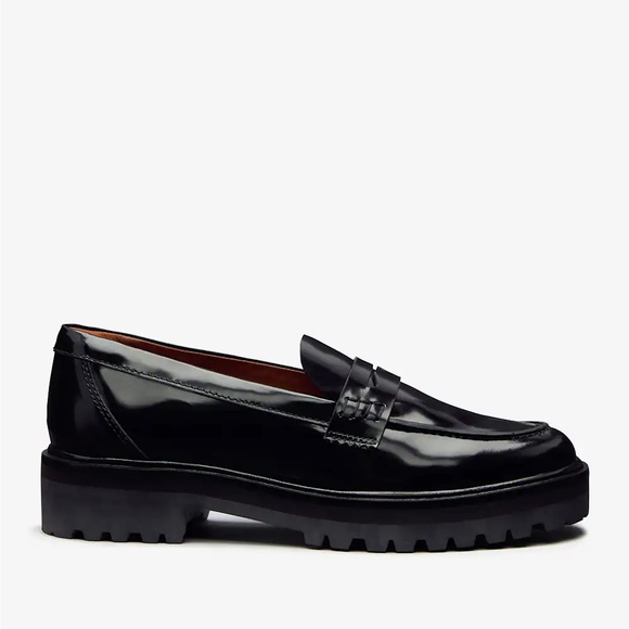 Reformation Black Leather Agathea Loafers - Picture 2 of 7